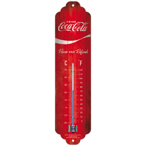 Termometer - Coca Cola Red Wave